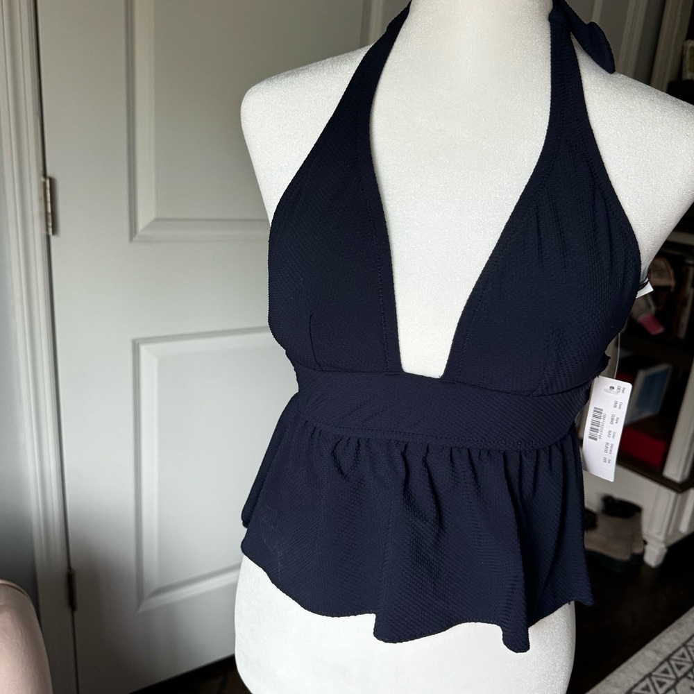 JCREW Blue swim top, Vacations wear- size XXS